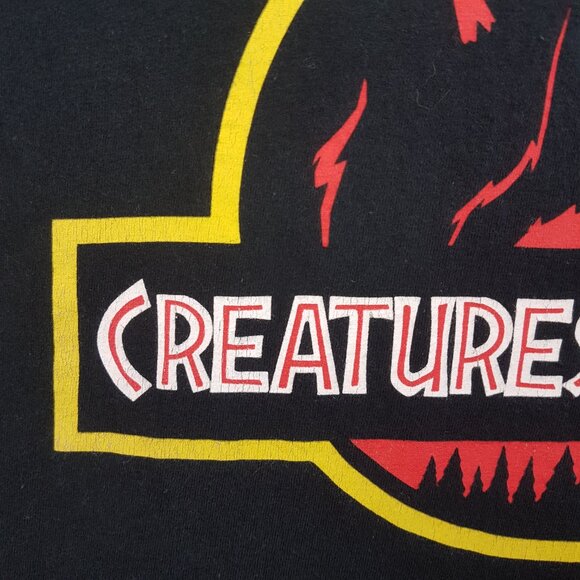 Vintage ROOSTER TEETH Creatures of Grimm Tee Shirt Large US L Graphic Tee Black - Picture 7 of 12